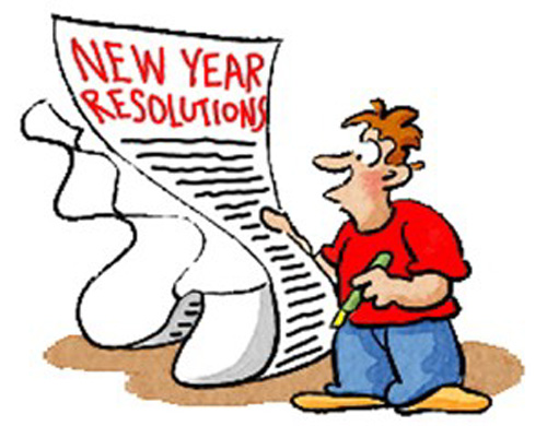 NEW YEAR’S RESOLUTIONS
